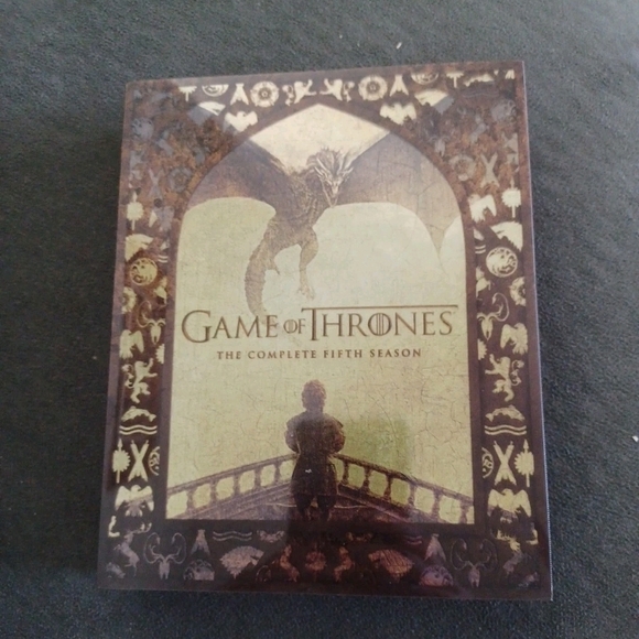Game of Thrones Season 5 Brown DVD Blu-ray Set - Picture 1 of 5